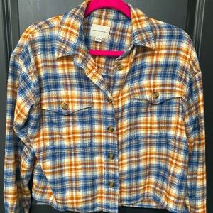 American Eagle Flannel Top